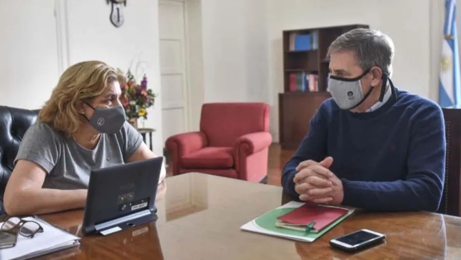 Sonia Martorano con Emilio Jatón