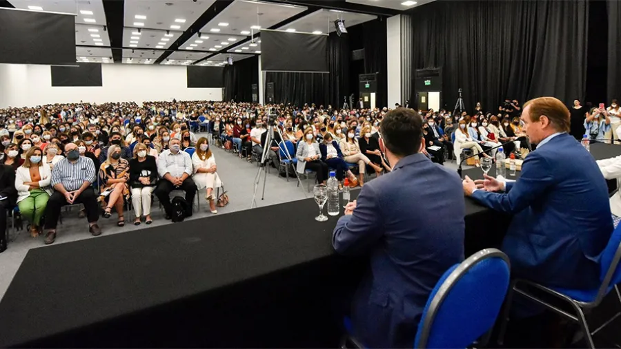 Imagen de archivo de una jornada de educación, que este año se cerrarán en Gualeguaychú.