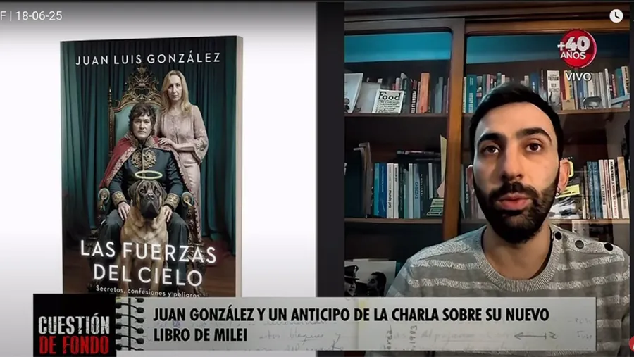 En una entrevista con “Cuestión de Fondo”, el periodista Juan González anticipa los ejes de su nuevo libro sobre Javier Milei y revela cómo el componente místico y religioso atraviesa decisiones clave del gobierno. En una entrevista con “Cuestión de Fondo”, el periodista Juan González anticipa los ejes de su nuevo libro sobre Javier Milei y revela cómo el componente místico y religioso atraviesa decisiones clave del gobierno.