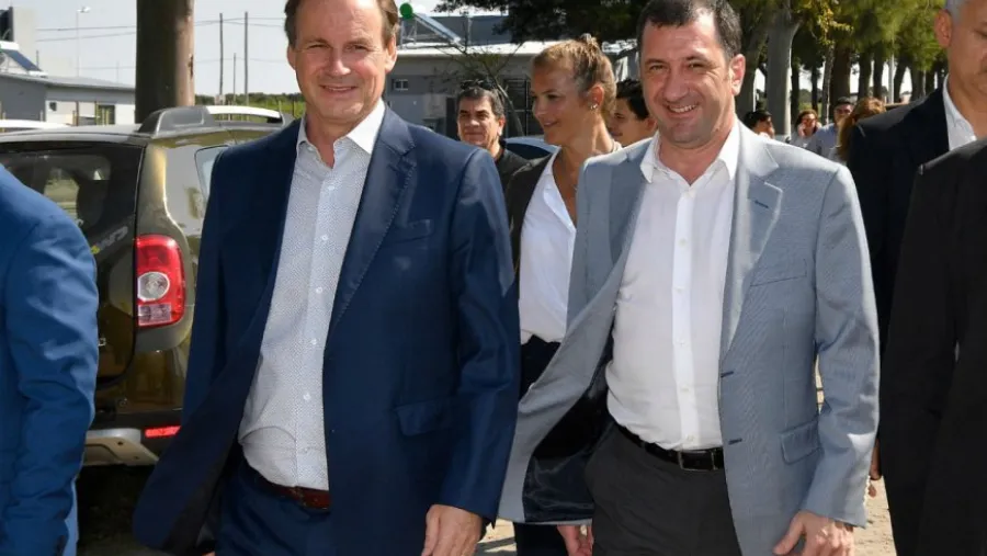 Kueider junto a Bordet Kueider junto a Bordet