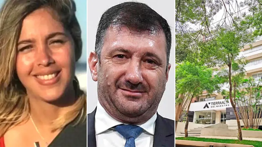 Kueider y su secretaria pasan su arresto domiciliario en un edificio de Asunción.