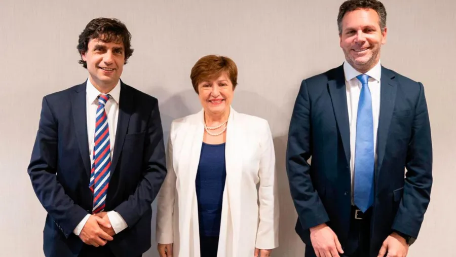 La nueva directora del FMI se reunió con Lacunza y Sandleris La nueva directora del FMI se reunió con Lacunza y Sandleris