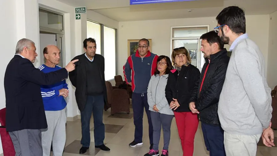 Lauritto recorrió el Centro de Rehabilitación Neurológica. Lauritto recorrió el Centro de Rehabilitación Neurológica.