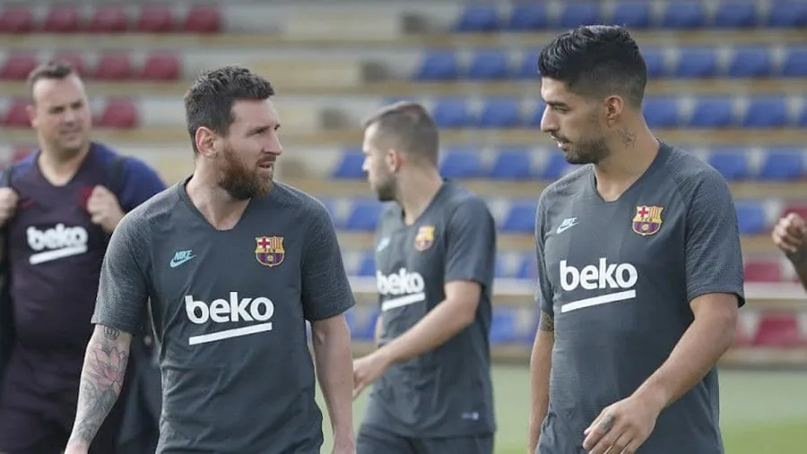 Messi y Suárez Messi y Suárez