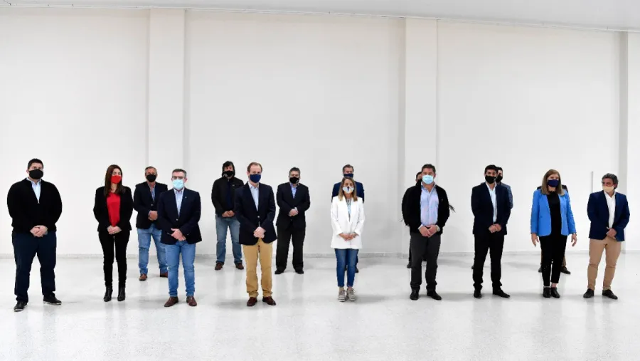 Bordet y Stratta junto a la Liga de intendentes justicialistas