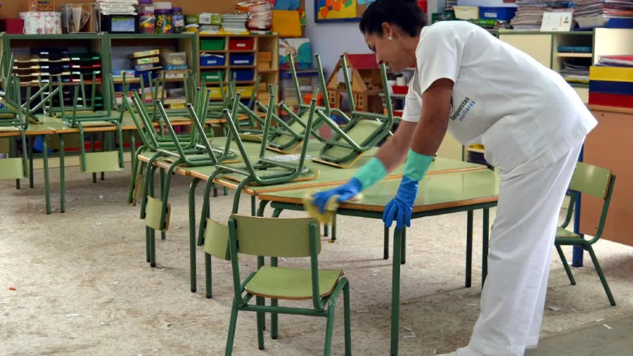 Limpieza escuela