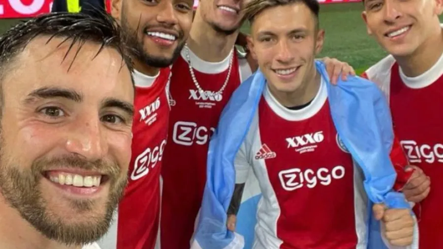 Fútbol: el entrerriano Lisandro Martínez conquistó su cuarto título con el Ajax