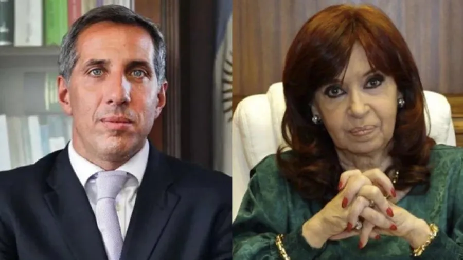 Diego Luciani y Cristina Kirchner. Diego Luciani y Cristina Kirchner.