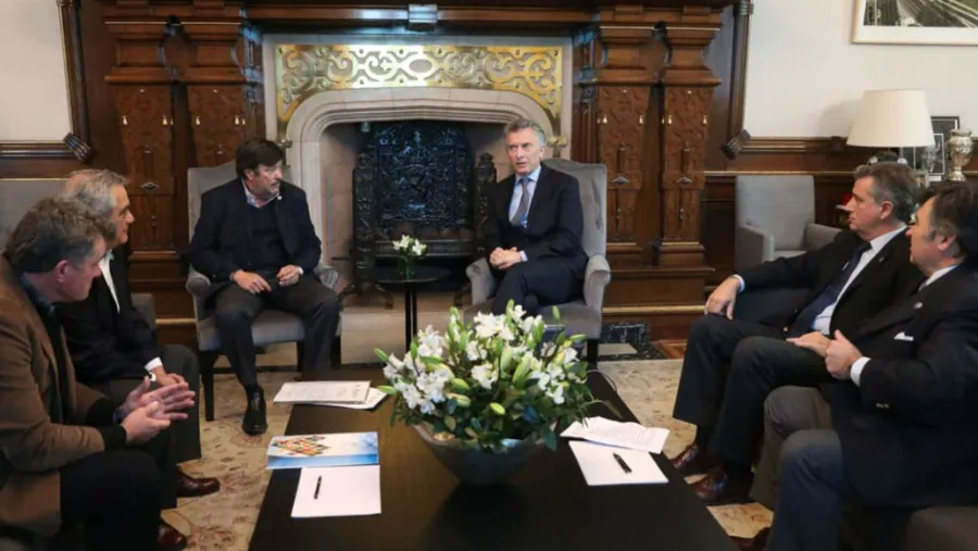 Macri con la Mesa de Enlace Macri con la Mesa de Enlace