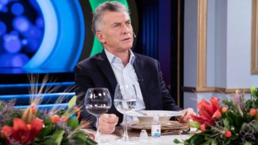 Mauricio Macri con Juana Viale