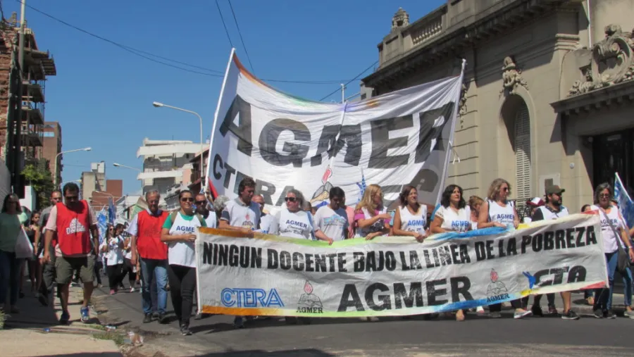 movilización AGMER