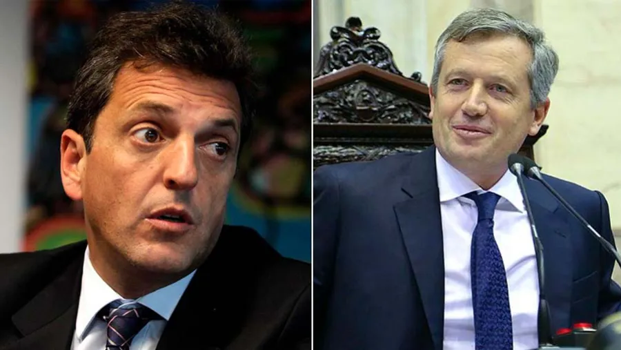 Sergio Massa y Emilo Monzó, los protagonistas en la transición de la Cámara de Diputados de la Nación.