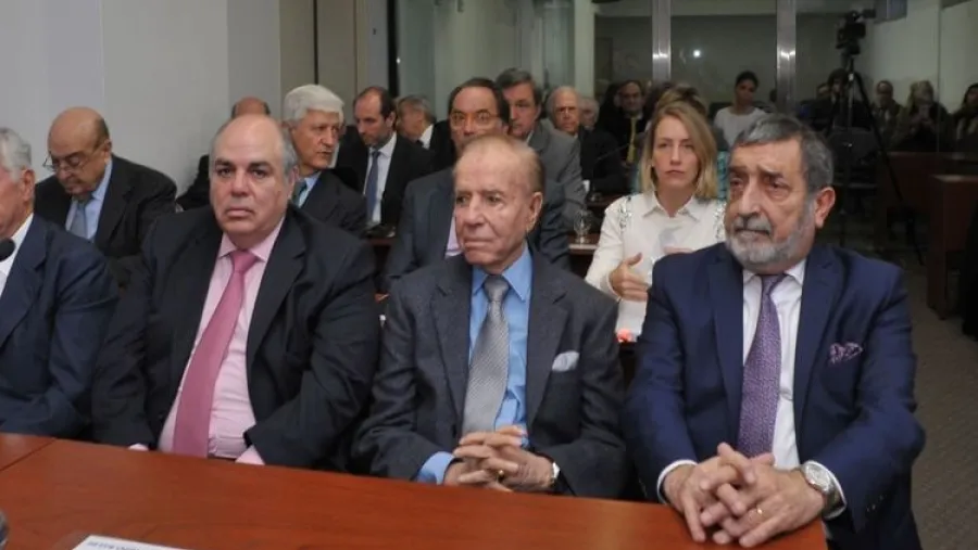 Menem y Cavallo en el juicio Menem y Cavallo en el juicio