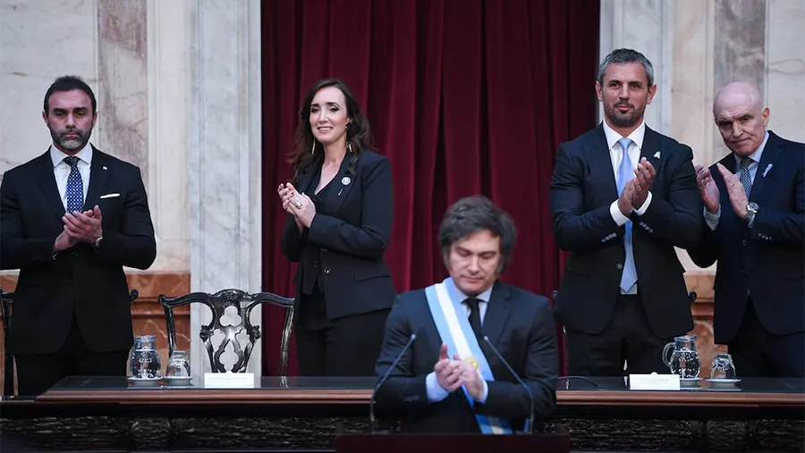 Presentación del presupuesto Nacional en el Congreso de la Nación, el 15 de septiembre de 2024.