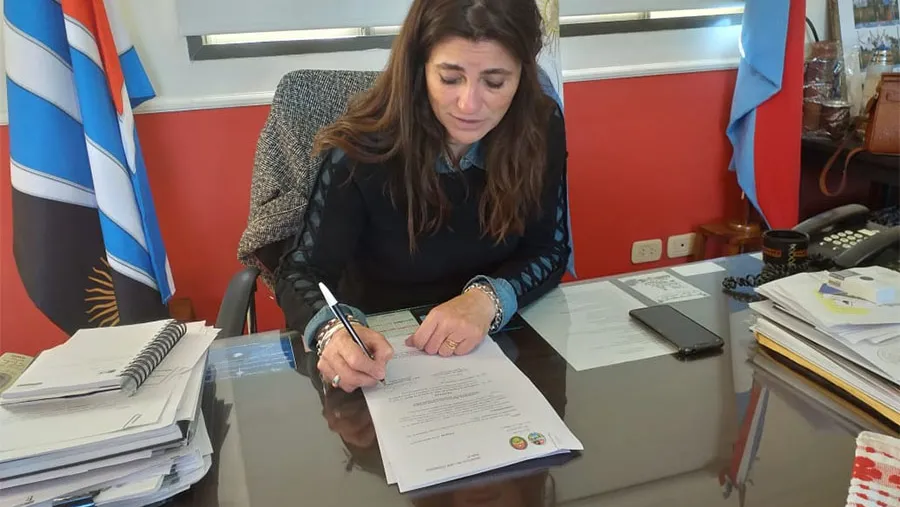 Imagen de archivo de Claudia Monjo, intendenta de la Municipalidad de Villaguay.