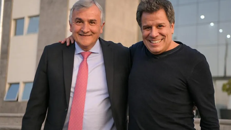 Imagen de archivo de Gerardo Morales y Facundo Manes.