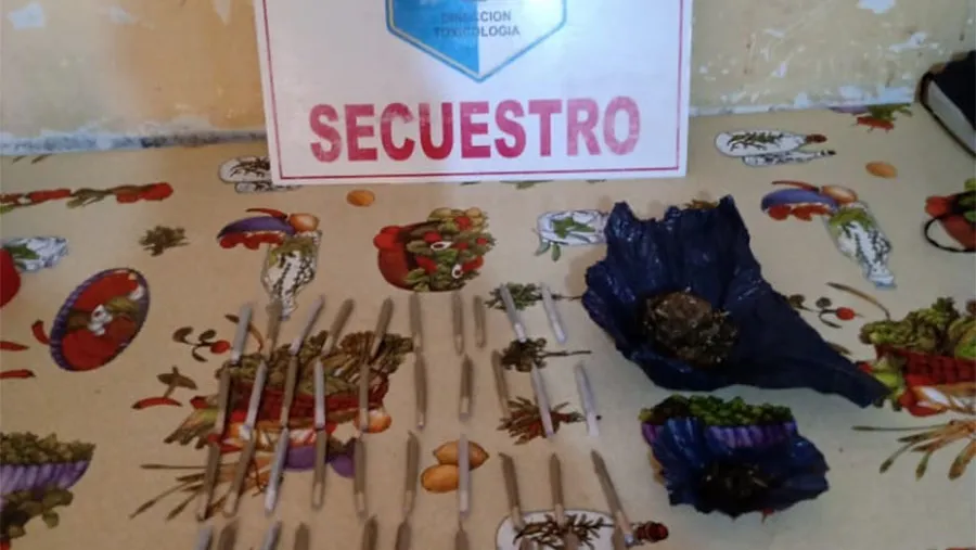 El allanamiento se realizó en una vivienda de Pasaje Perrén de Paraná.