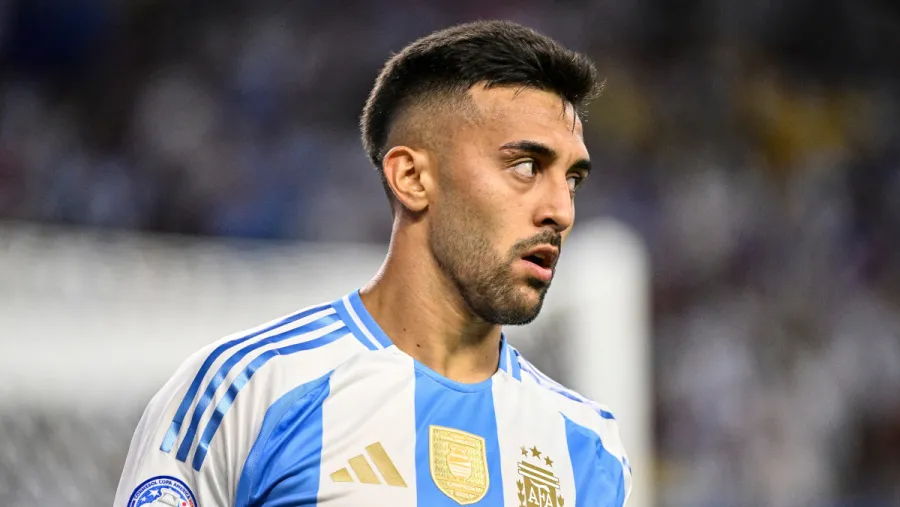 Nicolás González no estará disponible para los próximos partidos de la selección argentina