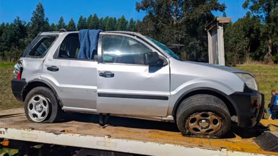 Murió una mujer tras despiste y vuelco en la Autovía Artigas