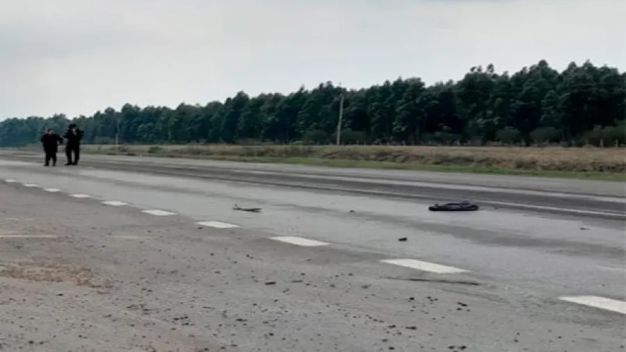 Murió un mochilero oriundo de Uruguay tras ser atropellado en la Autovía 14
