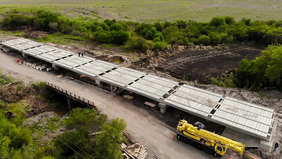 La obra del camino Bovril-El Solar asciende a 739 millones de pesos de inversión.