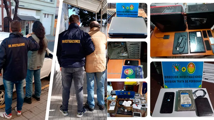 Operación internacional por pornografía infantil: allanamientos y detenidos en Entre Ríos