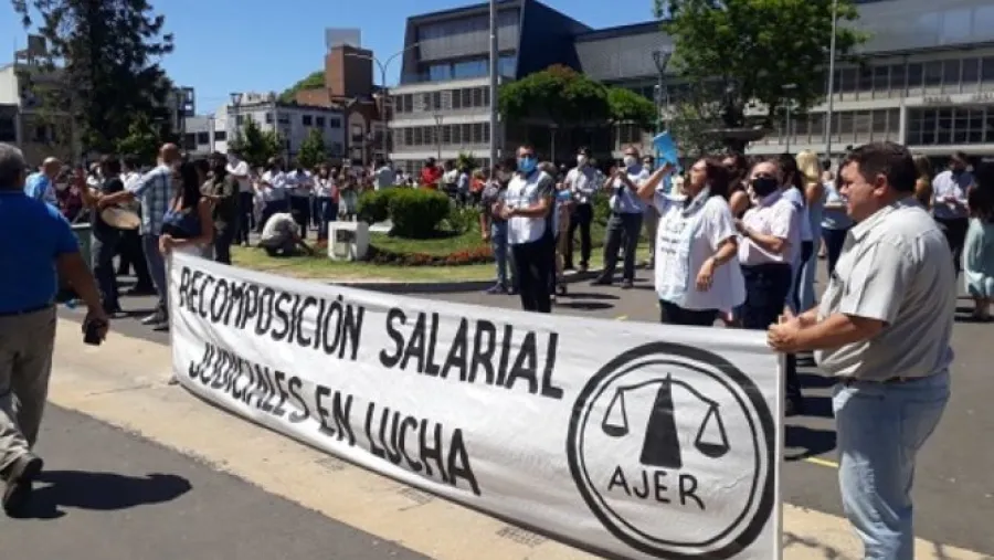 Destacaron la alta adhesión a la segunda jornada del paro de AJER