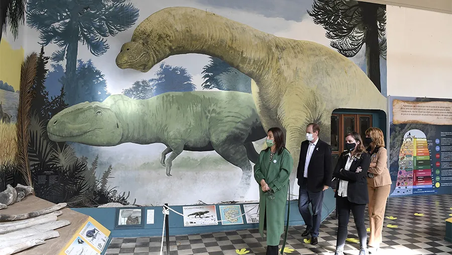 La obra en el Museo de Ciencias Naturales y Antropológicas “Profesor Antonio Serrano”, tiene un 57 por ciento de avance y para octubre está previsto que concluya.