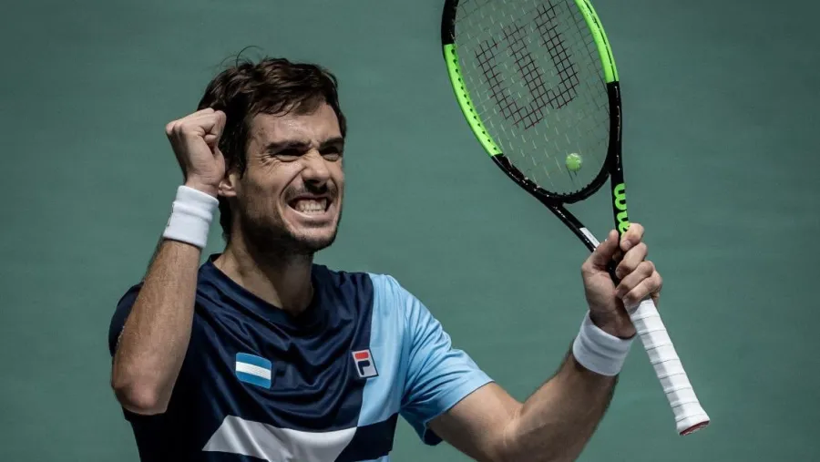 Guido Pella Copa Davis: Guido Pella puso en ventaja a Argentina frente a España