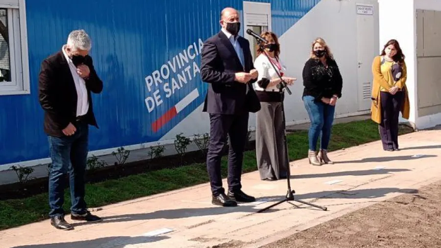 Omar Perotti inaugura hospital modular Omar Perotti inaugura hospital modular