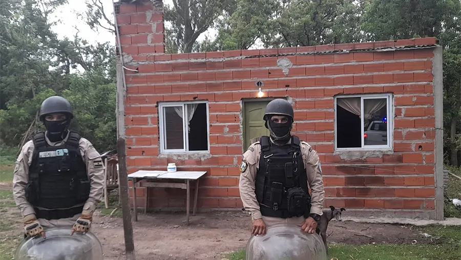 El procedimiento por narcomenudeo se produjo en la localidad de Diamante.