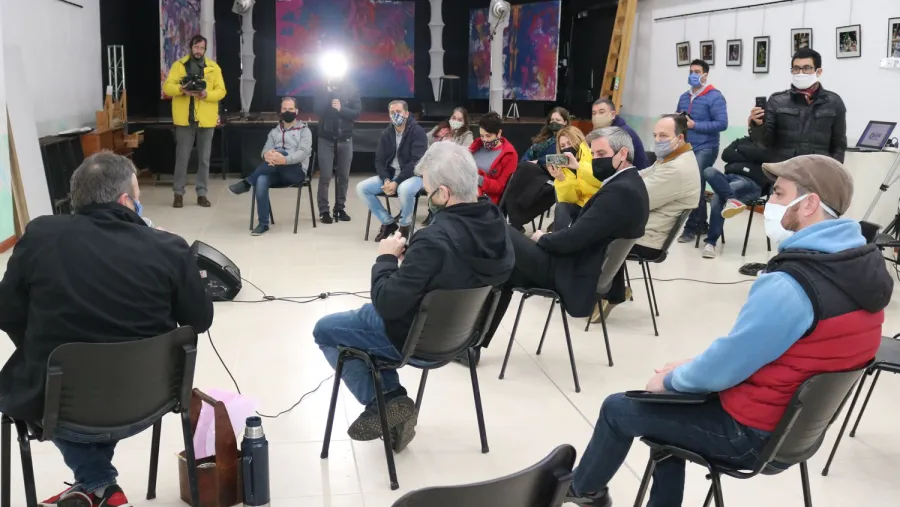 reunión de hoteleros y gastronómicos con Walser