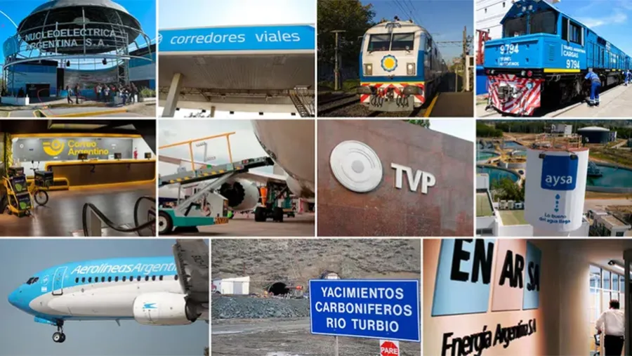 Del listado original de 41 empresas a privatizar en la primera versión de la Ley Bases, quedaron 11 tras la negociación con “la oposición que es oficialista”.
