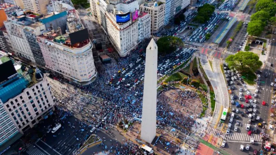 protesta 8N Obelisco