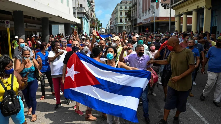 protesta en La Habana