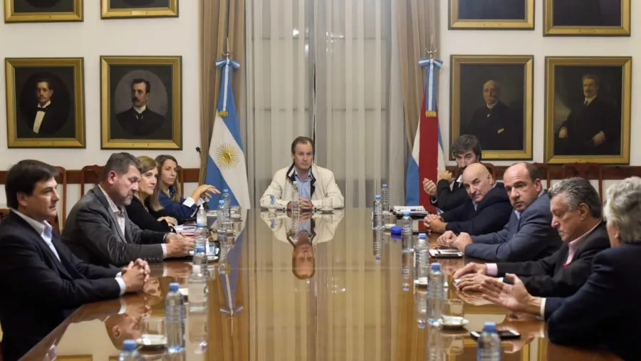 Bordet con presidentes de bloques Bordet con presidentes de bloques