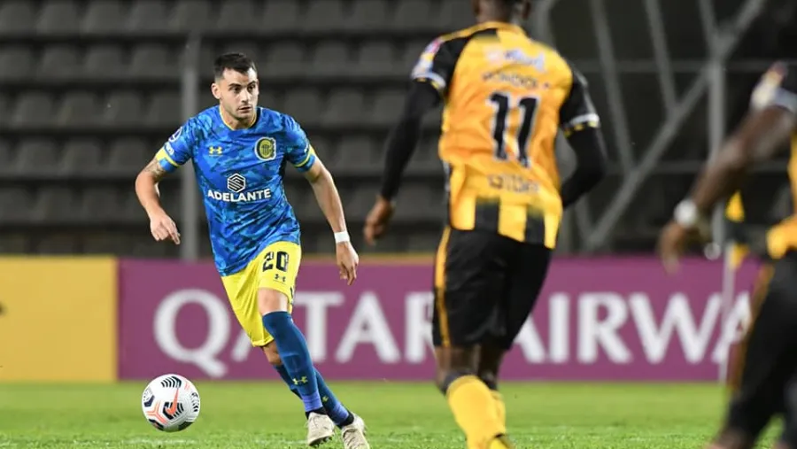 Rosario Central sufrió un agónico empate ante Deportivo Táchira en Venezuela