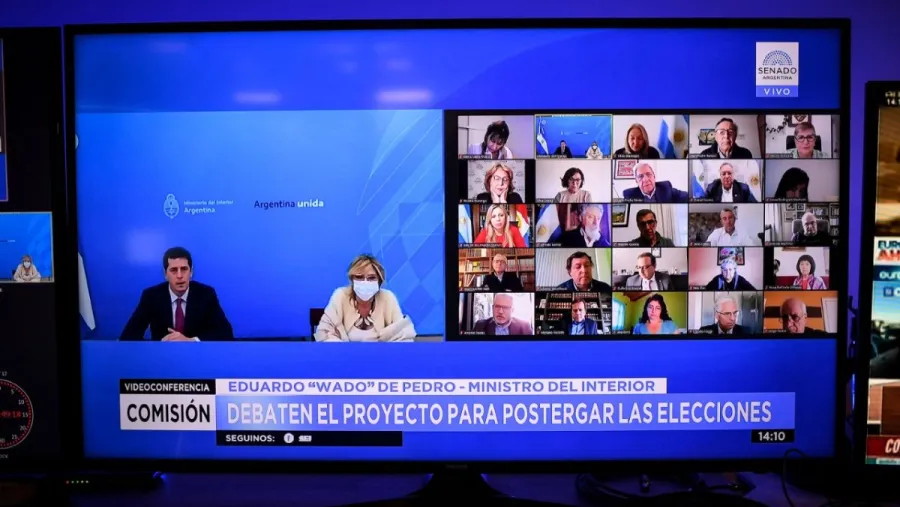 Obtuvo dictamen en el Senado el proyecto para postergar las elecciones Obtuvo dictamen en el Senado el proyecto para postergar las elecciones
