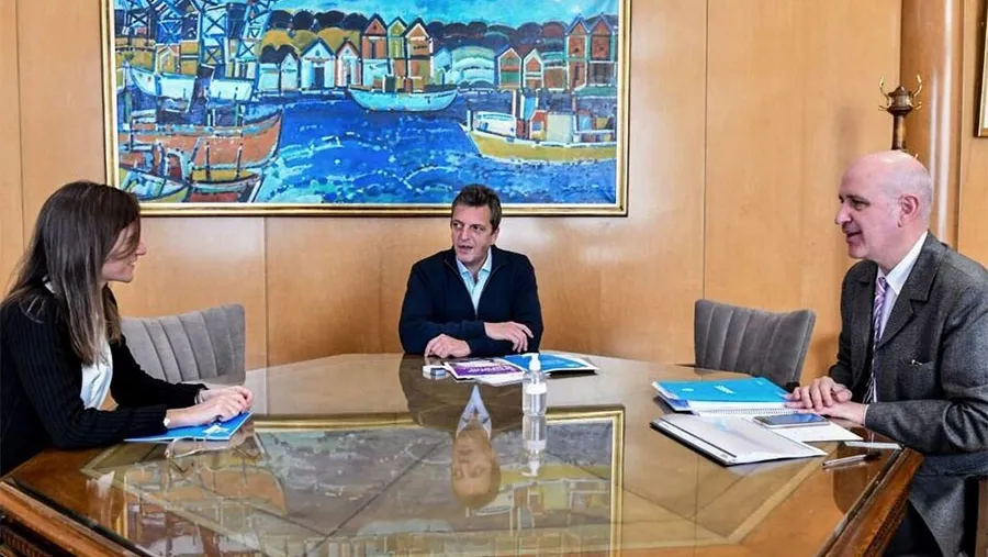 Sergio Massa junto a Raúl Rigo. Sergio Massa junto a Raúl Rigo.
