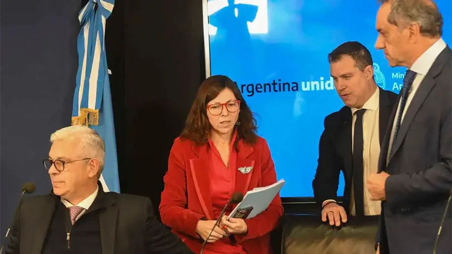 Imagen de archivo de la ministra de Economía, Silvina Batakis. Imagen de archivo de la ministra de Economía, Silvina Batakis.