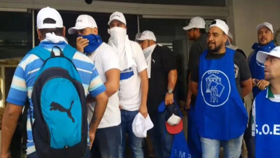 encapuchados en SOEME encapuchados en SOEME
