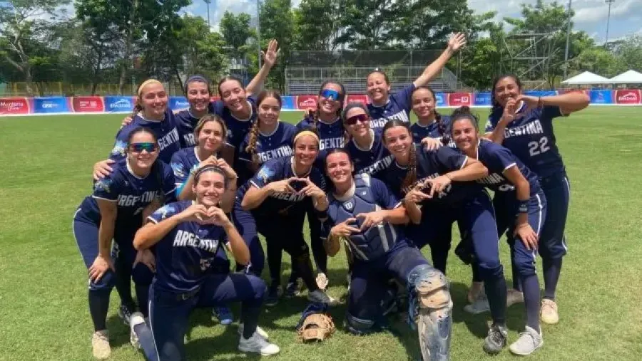 Sóftbol: Argentina inició con una victoria su camino en el Campeoneato Panamericano