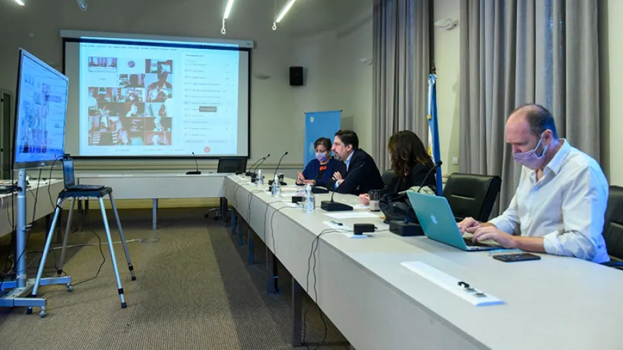 Nicolás Trotta reunión virtual