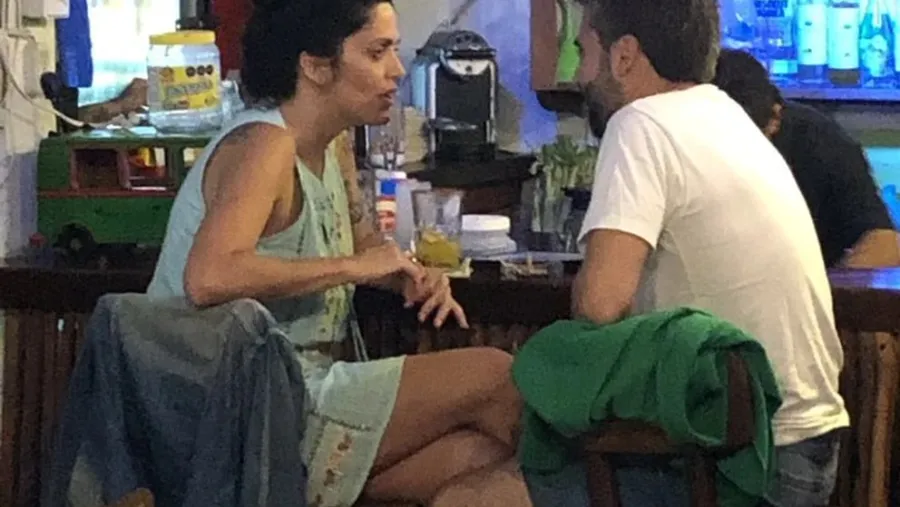 Luana Volnovich con su novio en Cancún Luana Volnovich con su novio en Cancún