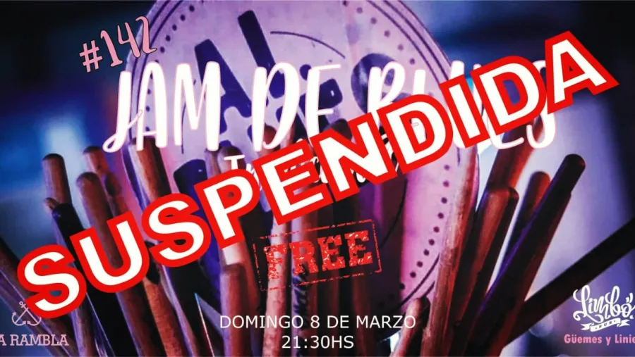 La Asociación Litoraleña de Blues decidió suspender la Jam de este domingo La Asociación Litoraleña de Blues decidió suspender la Jam de este domingo