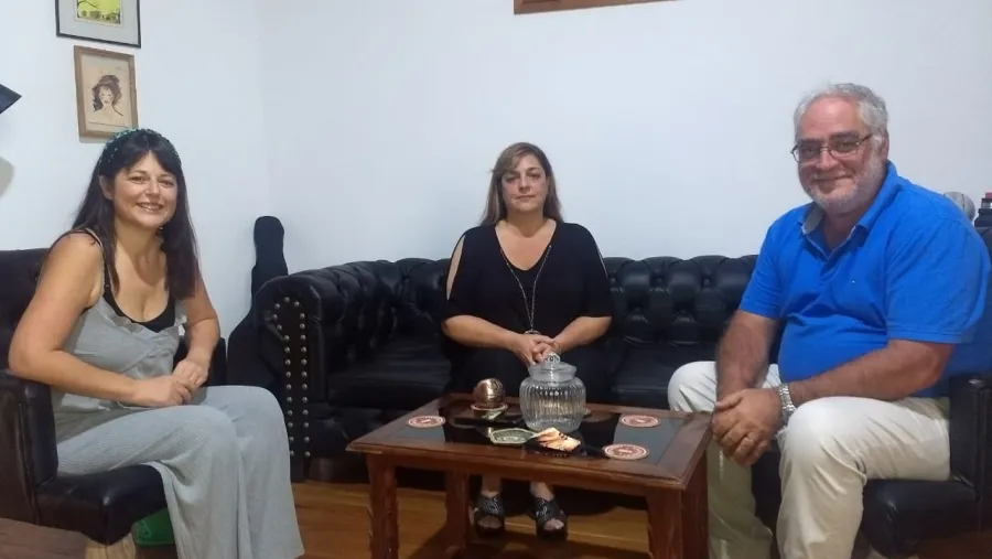 Carolina Gaillard, Carla Cusimano y Miguel Cullen Carolina Gaillard, Carla Cusimano y Miguel Cullen