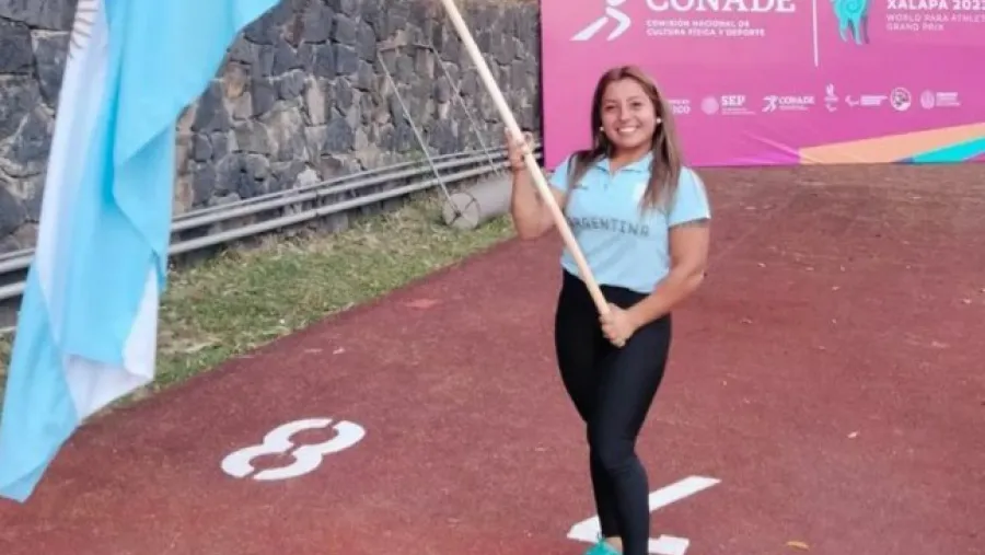 La entrerriana Antonella Ruiz Díaz fue la abanderada argentina en Xalapa, México