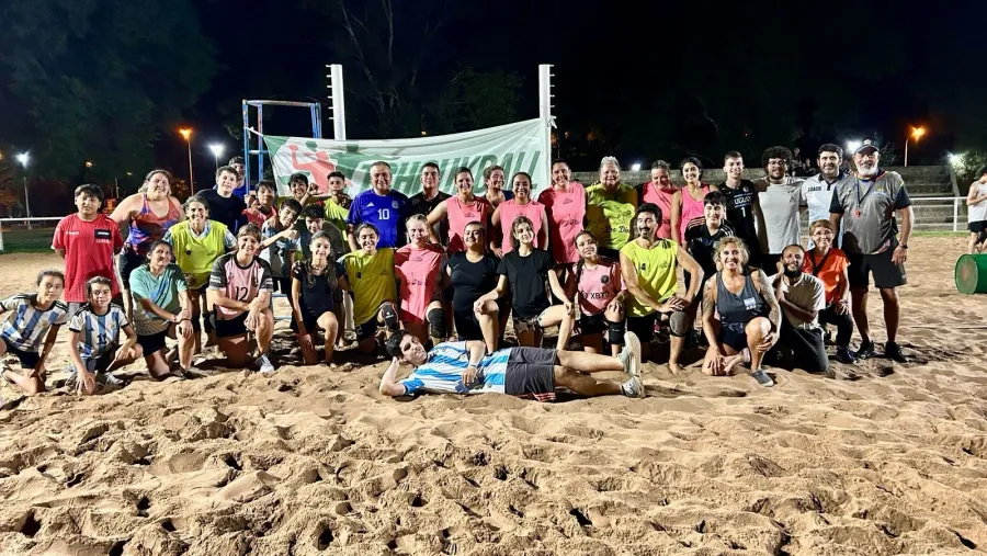 Beach tchoukball