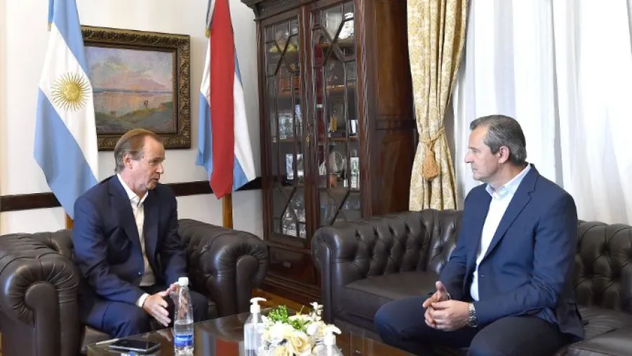 Bordet abordó con Bahl la marcha de las gestiones para obras en Paraná