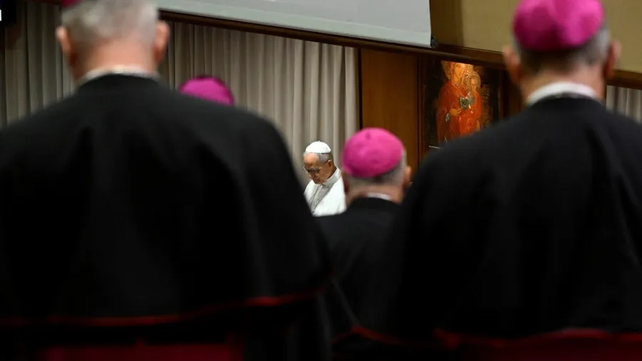 El Papa León XIV recibió el jueves a más de 190 obispos de todo el mundo. Foto: EFE